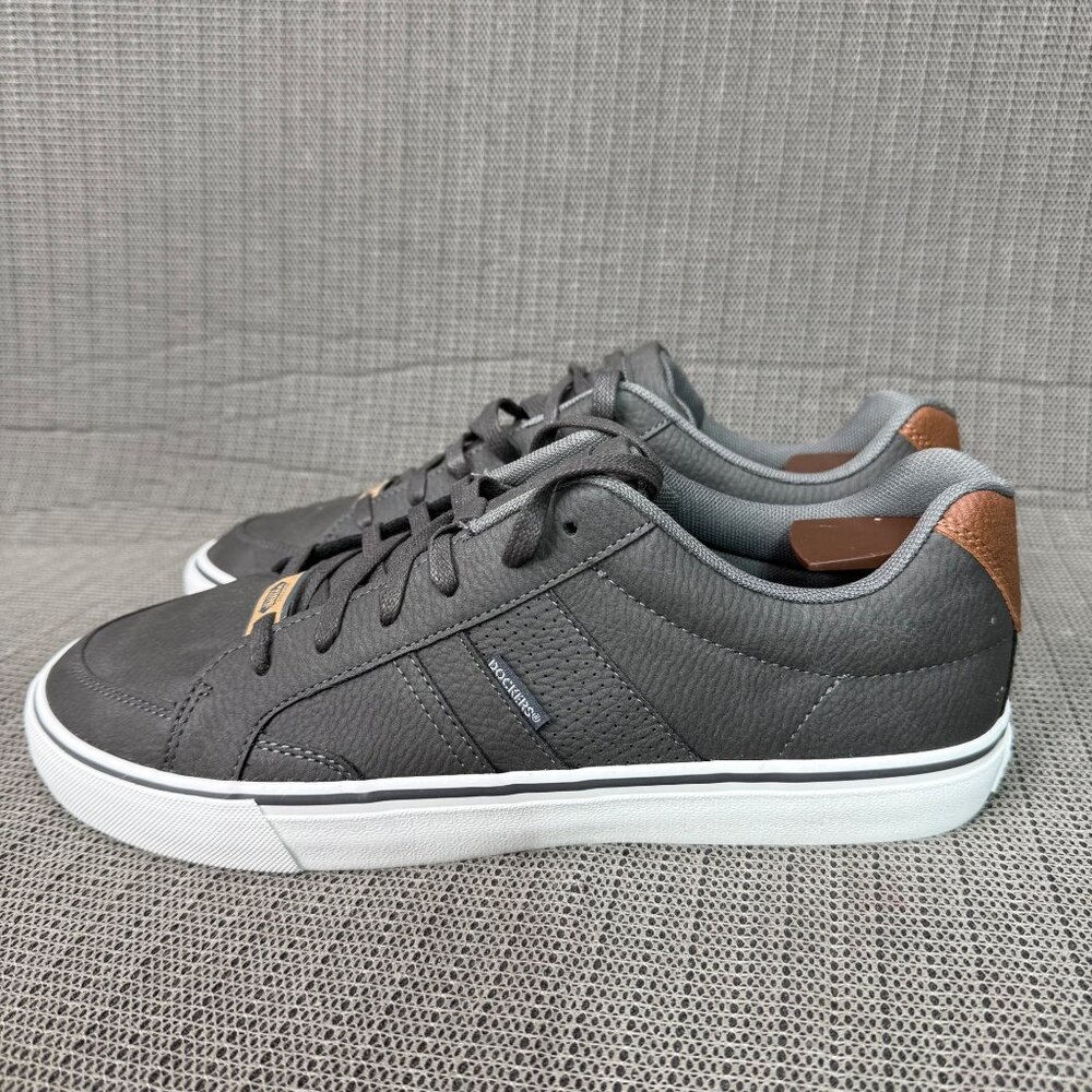 Dockers Mens Size 9.5W Gray Sneakers Casual Shoes